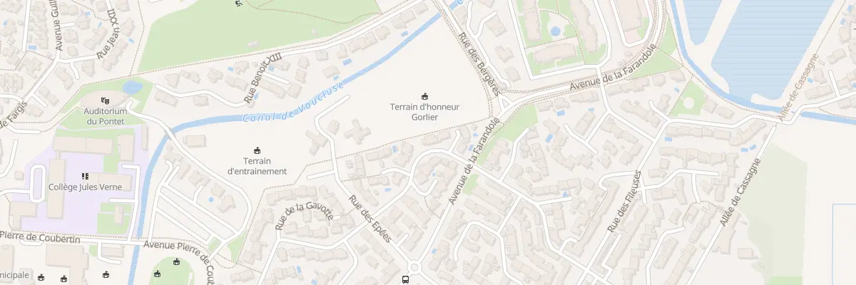 Plan du 7 Rue des Bergeres au Pontet