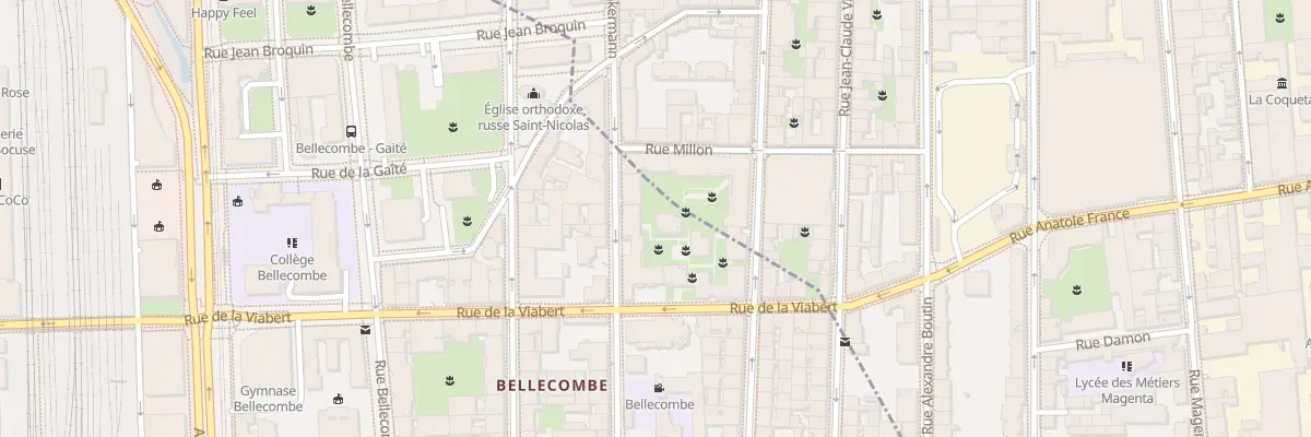 Plan du 51 Rue d’Inkermann à Lyon 6e Arrondissement