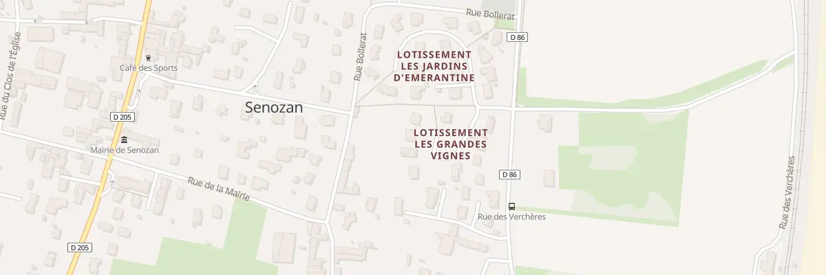 Plan du 3 Lot les Grandes Vignes à Senozan
