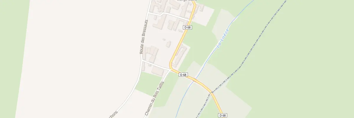 Plan du 26A Rte du Bourg à Vésines