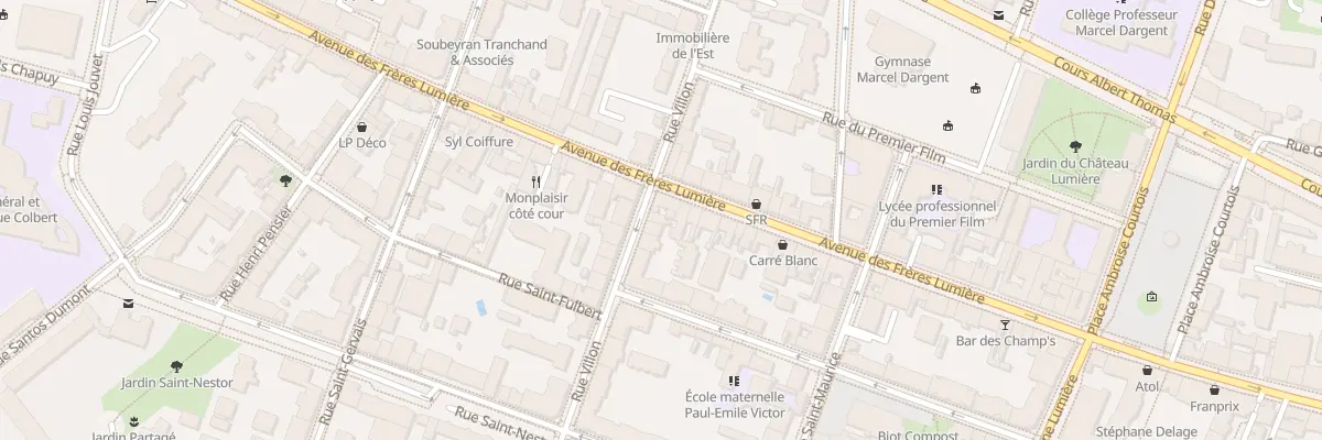 Plan du 31B Rue Villon à Lyon 8e Arrondissement