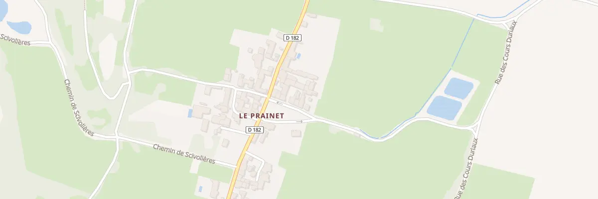 Plan du 5015 Au Prainet à Jugy