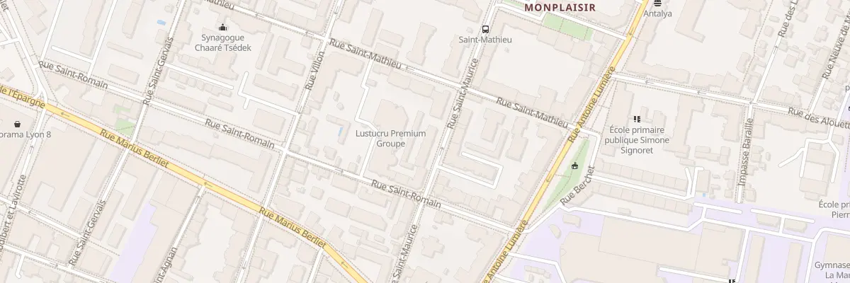 Plan du 48B Rue Saint Maurice à Lyon 8e Arrondissement