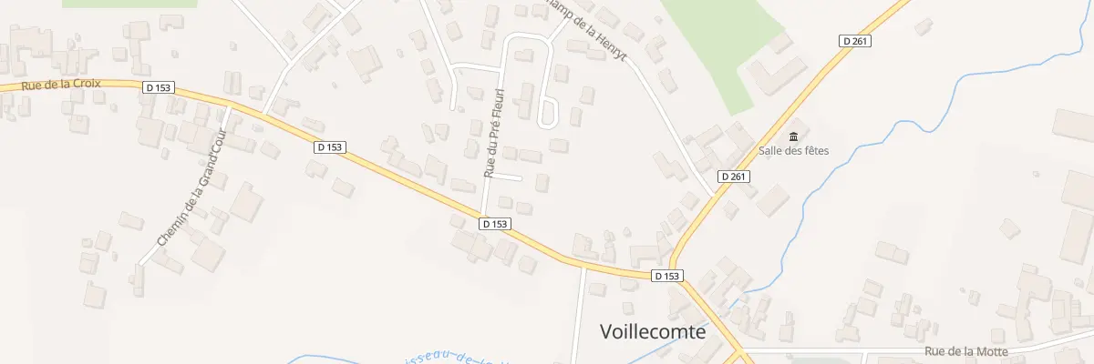 Plan du 6 Rue du Pre Fleuri à Rives Dervoises