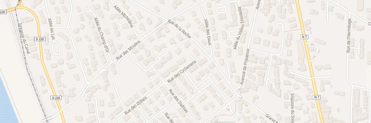 Plan du 6 Rue des Cyclamens à Pont-de-l’Isère