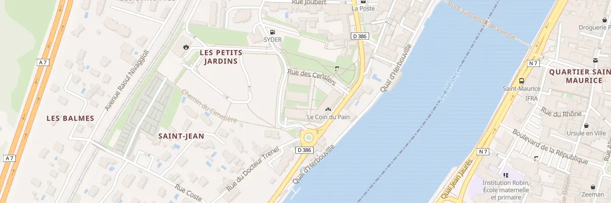 Plan du 55 Rue des Cerisiers à Sainte-Colombe