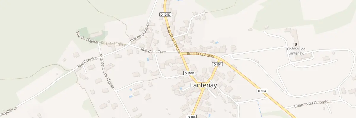Plan du 9 Rue de la Croix Haute à Lantenay