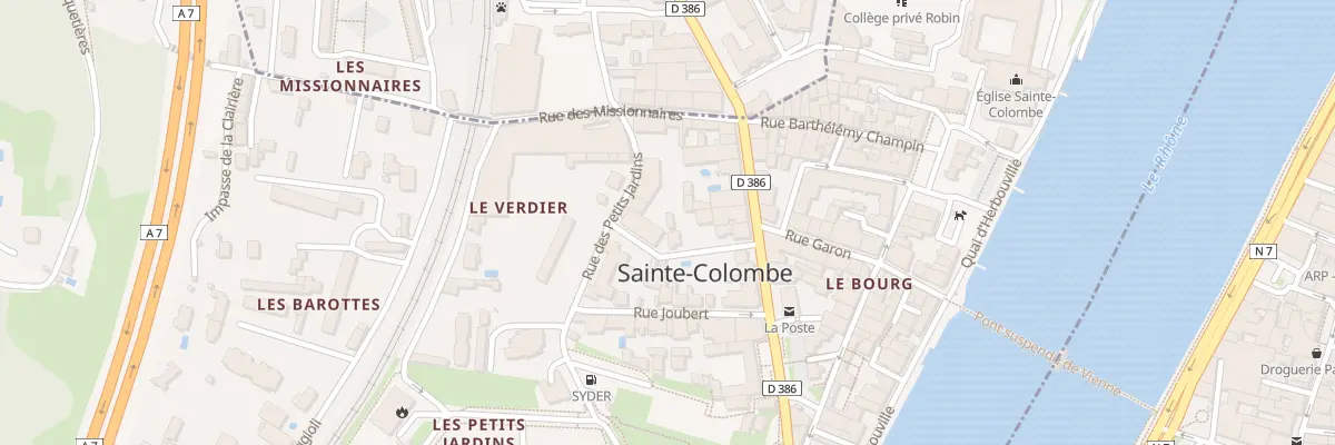 Plan du 84 Rue du Onze Novembre à Sainte-Colombe
