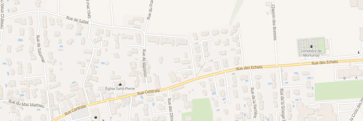 Plan du 25 Rue de Sallet à Montanay