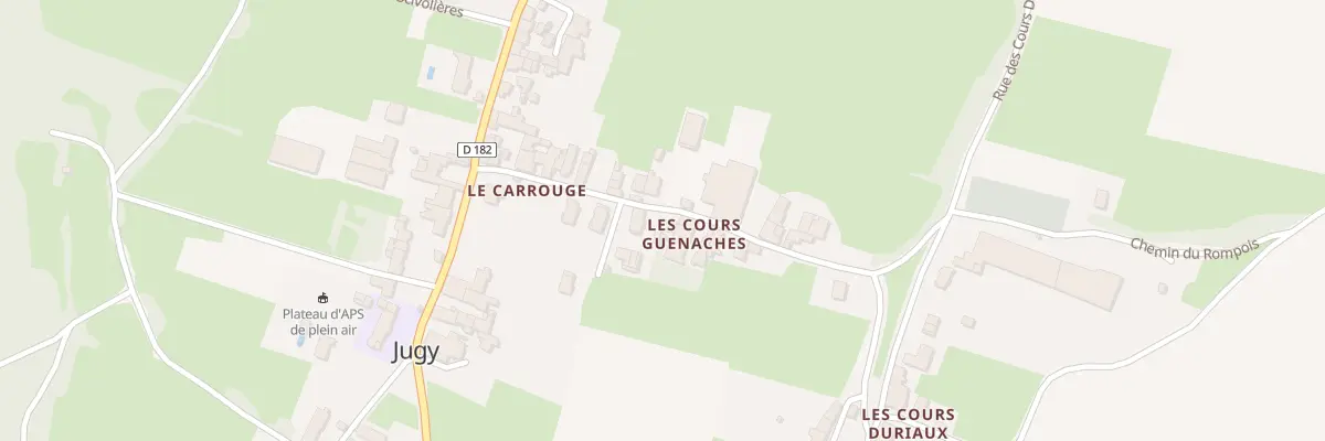 Plan du 5120 Aux Cours Guenaches à Jugy