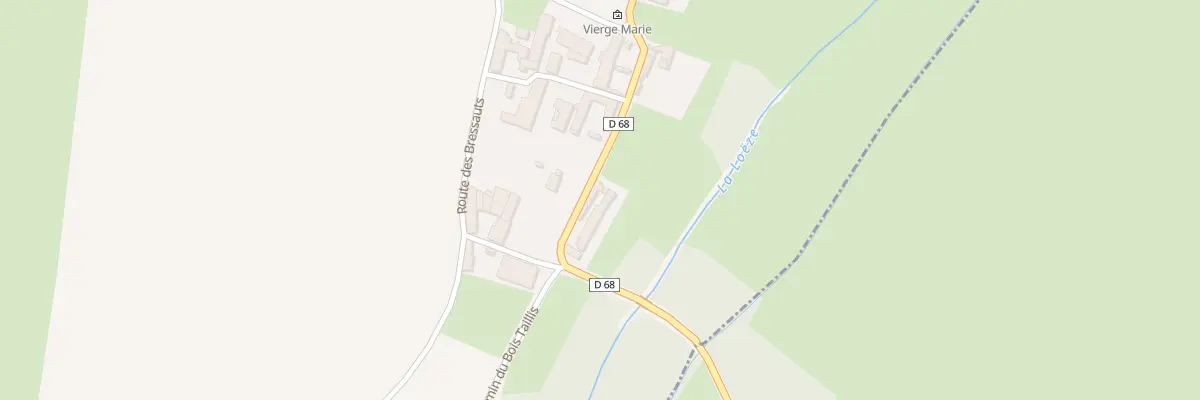 Plan du 26 Rte du Bourg à Vésines