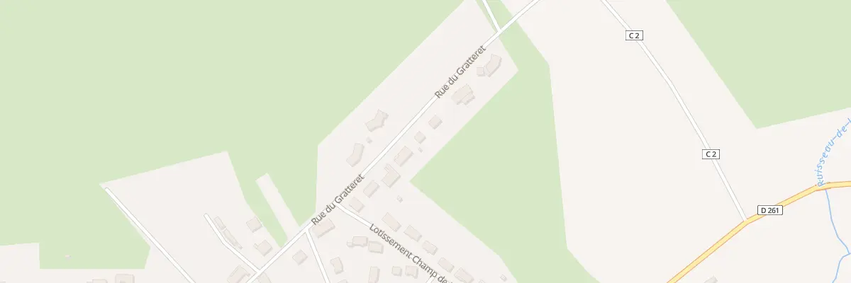 Plan du 14 Rue du Gratteret à Voillecomte