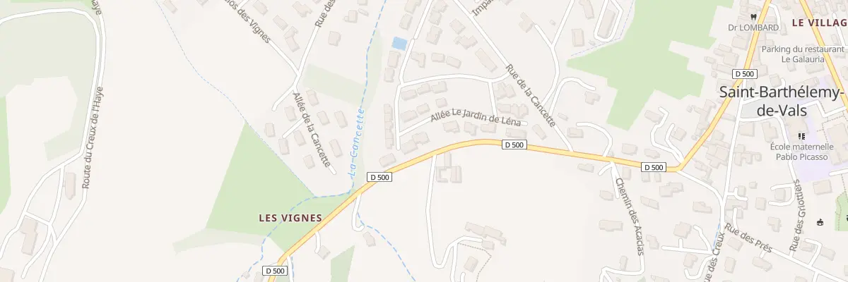 Plan du 32 All le Jardin de Léna à Saint-Barthélemy-de-Vals