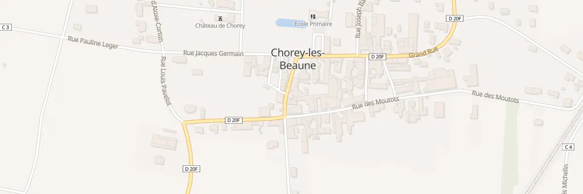 Plan du 4 Rue de l’Eglise à Chorey-les-Beaune