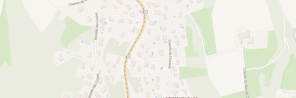 Plan du 9037 Che de Charavel à Vienne