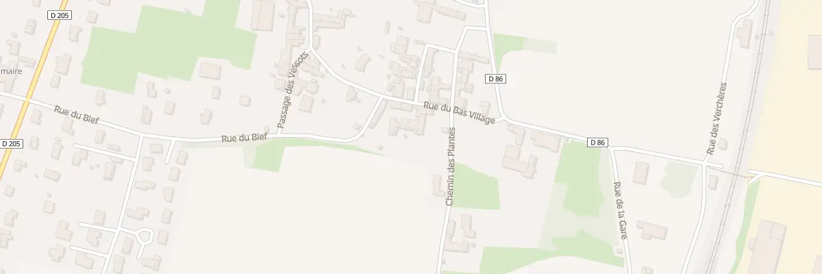 Plan du 220C Rue du Bas du Village à Senozan