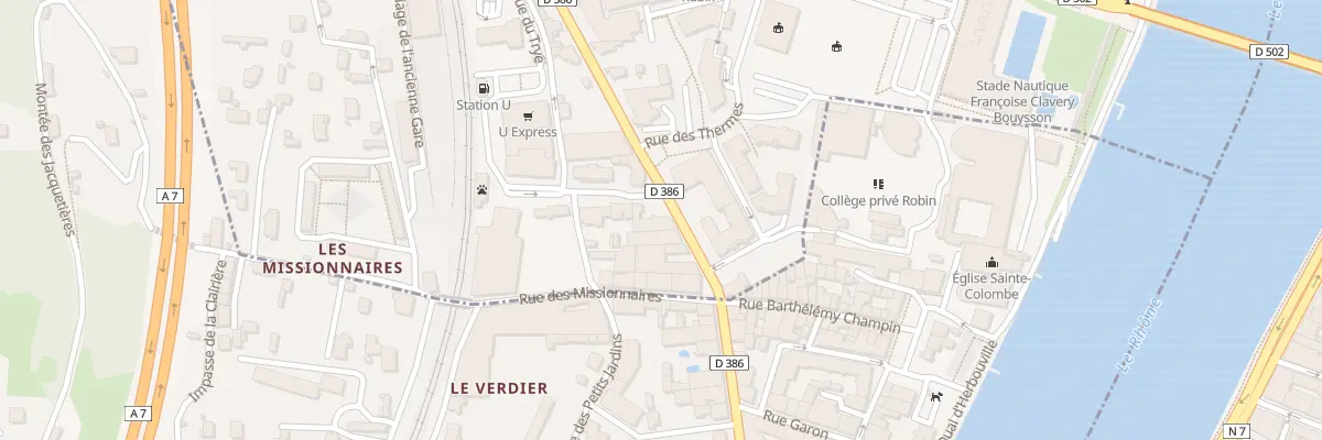 Plan du 53 Rte Departementale 386 à Saint-Romain-en-Gal