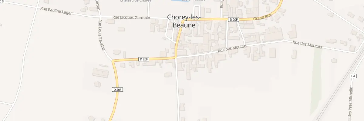 Plan du 2 Rue des Moutots à Chorey-les-Beaune