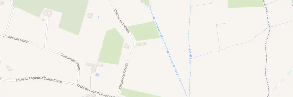 Plan du 5009 Saint Martin à Lagarde-Paréol