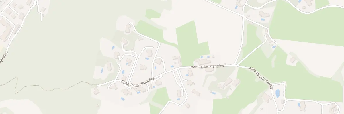 Plan du 6 Che des Plantées à Vienne