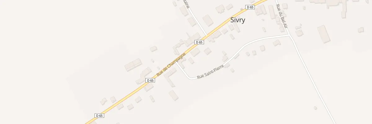 Plan du 33 Rue de Champagne à Sivry-Ante