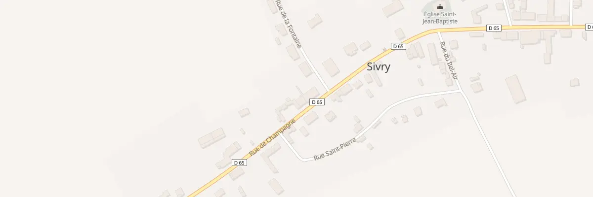 Plan du 30 Rue de Champagne à Sivry-Ante