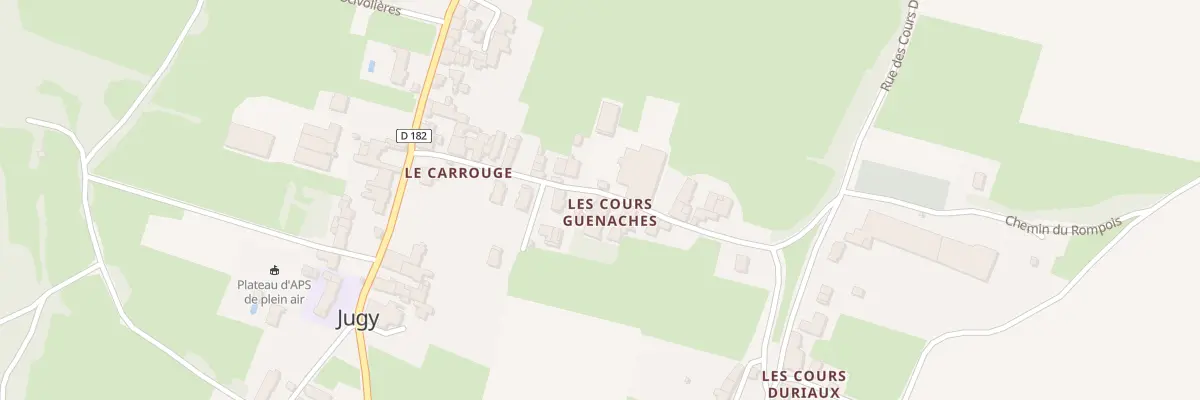 Plan du 5121 Aux Cours Guenaches à Jugy