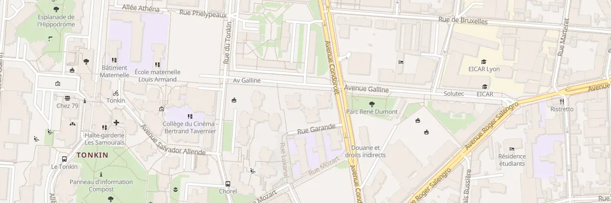 Plan du 14 Av Galline à Villeurbanne