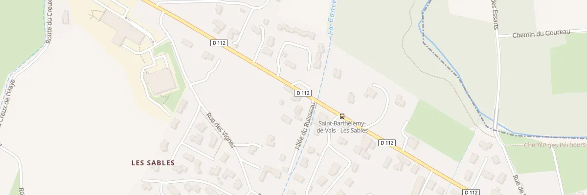 Plan du 33 Rue de la Vallée à Saint-Barthélemy-de-Vals