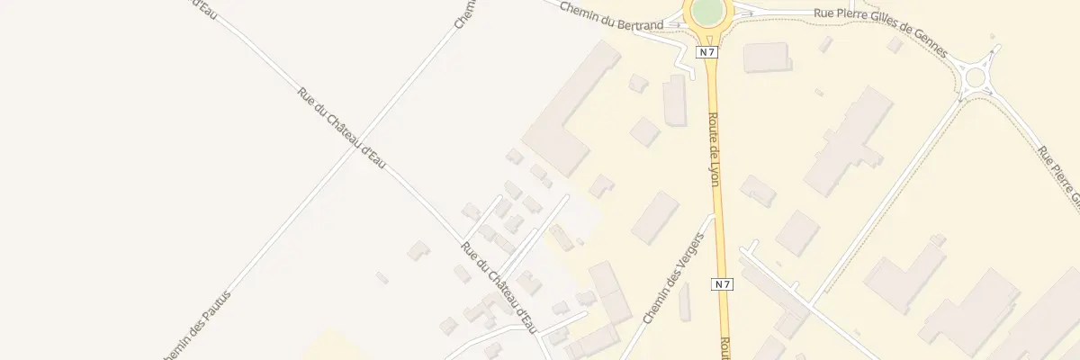 Plan du 26B Rue du Château d’Eau à Pont-de-l’Isère
