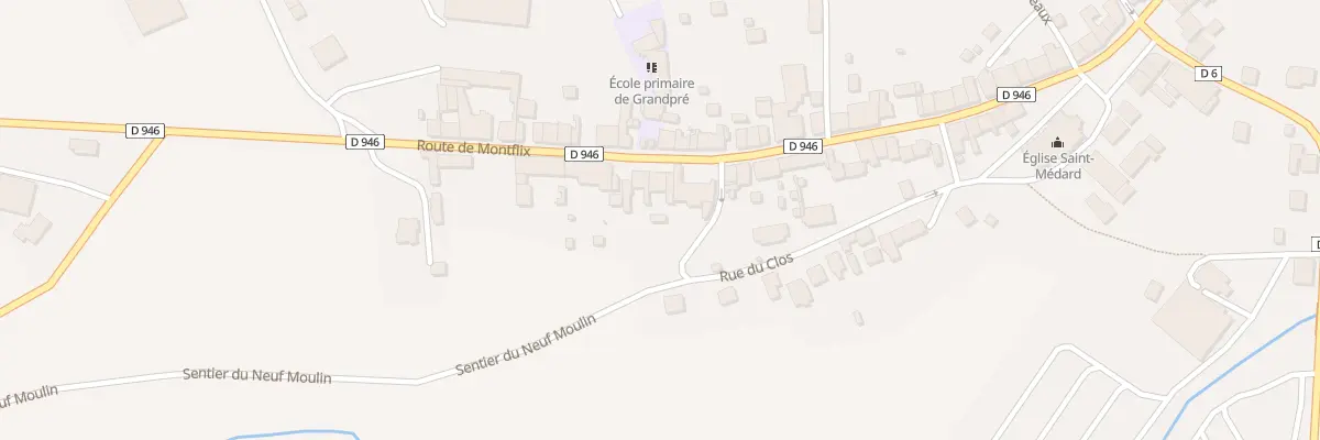 Plan du 39 Rue de Montflix à Grandpré
