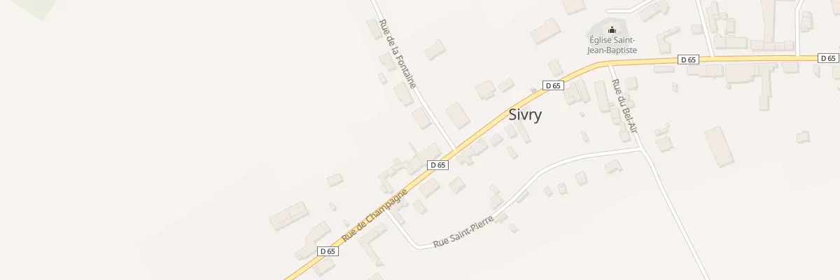 Plan du 28 Rue de Champagne à Sivry-Ante