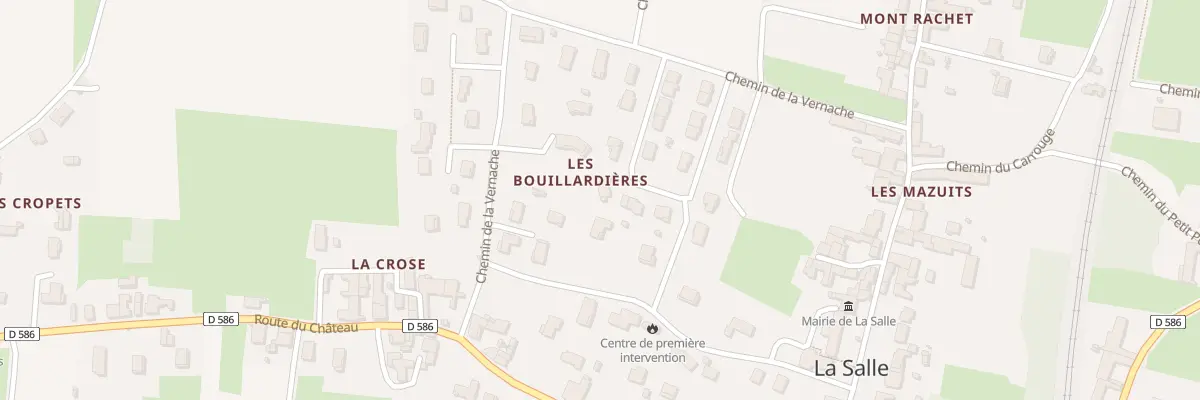 Plan du 4 Lot le Clos des Bouillardieres à La Salle