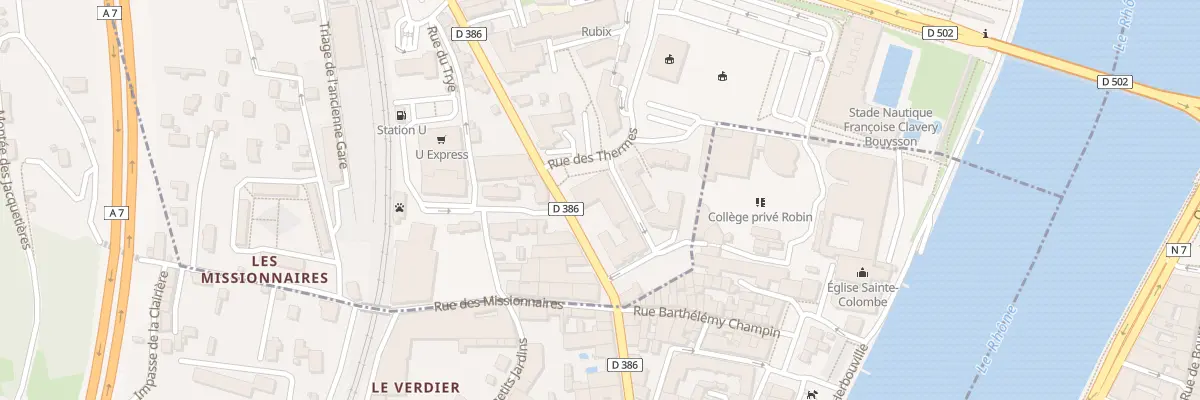 Plan du 115 Rue des Jardins à Saint-Romain-en-Gal