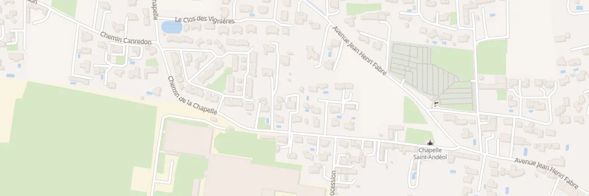 Plan du 256 Che de la Chapelle à Camaret-sur-Aigues