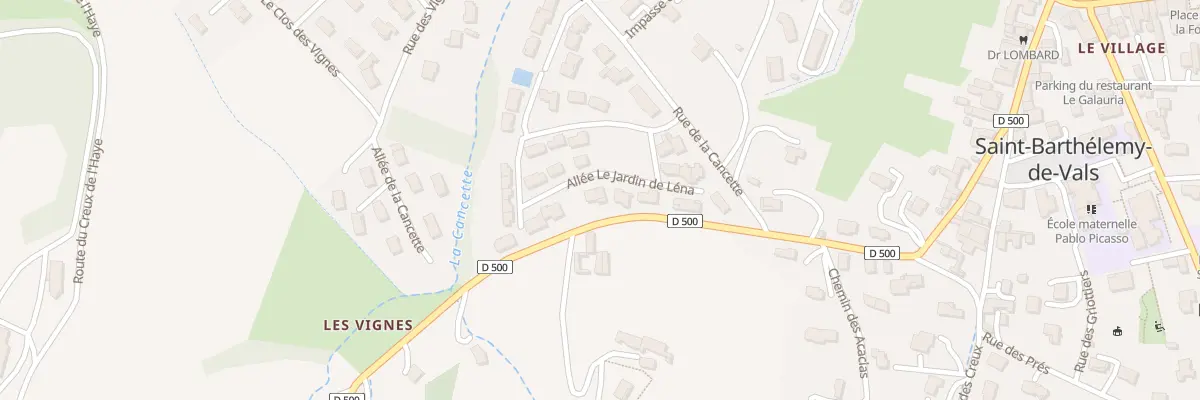 Plan du 36 All le Jardin de Léna à Saint-Barthélemy-de-Vals