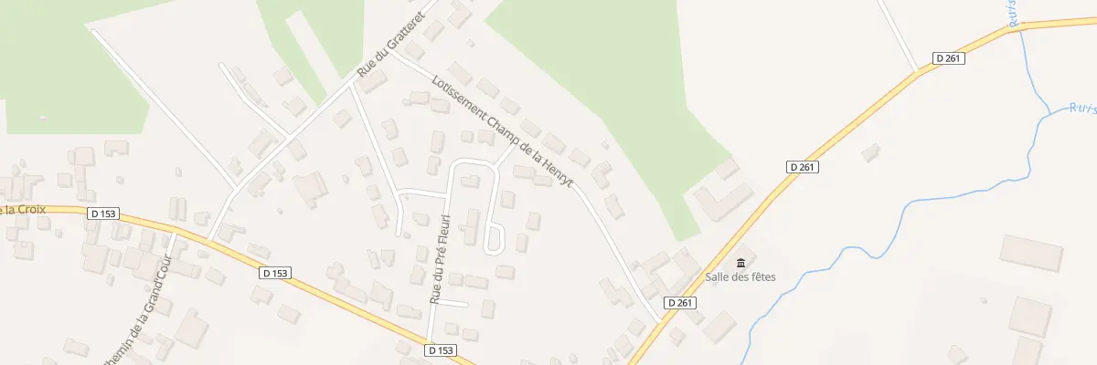 Plan du 28 Rue du Pre Fleuri à Voillecomte