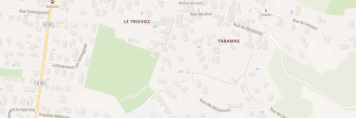 Plan du 19 Rue de Taramas à Assieu