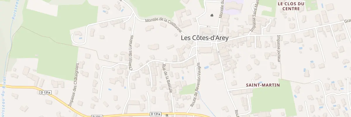 Plan du 5255 Rue du Siffet aux Côtes-d’Arey