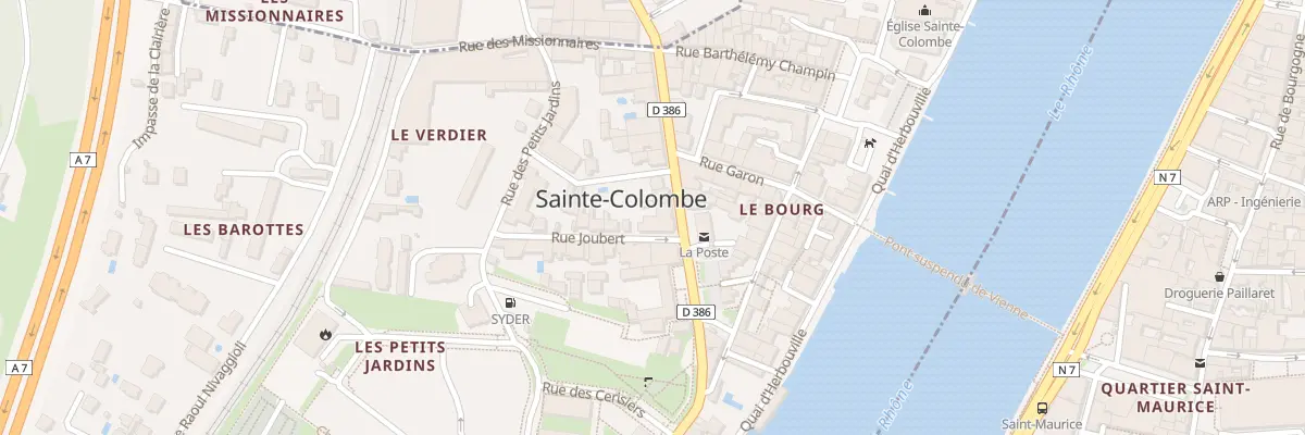 Plan du 130 Rte Départementale 386 à Sainte-Colombe