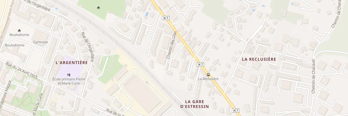 Plan du 28B Mte de Bon Accueil à Vienne