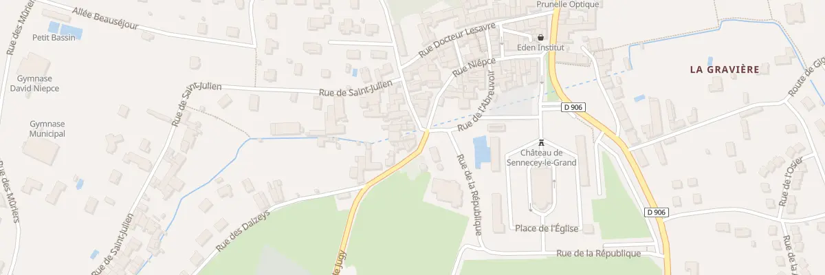 Plan du 3 Rue Lieutenant Bonnet à Sennecey-le-Grand