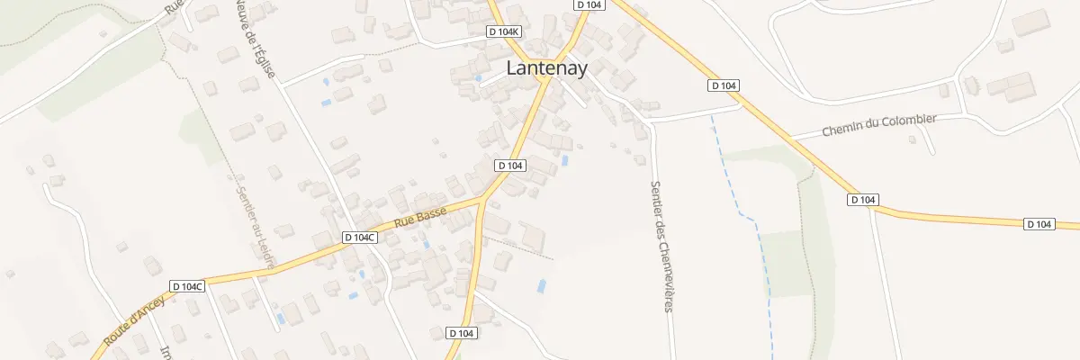 Plan du 27 Rue Martyrs de la Resistance à Lantenay