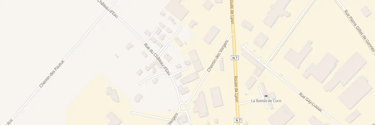 Plan du 22B Rue du Château d’Eau à Pont-de-l’Isère