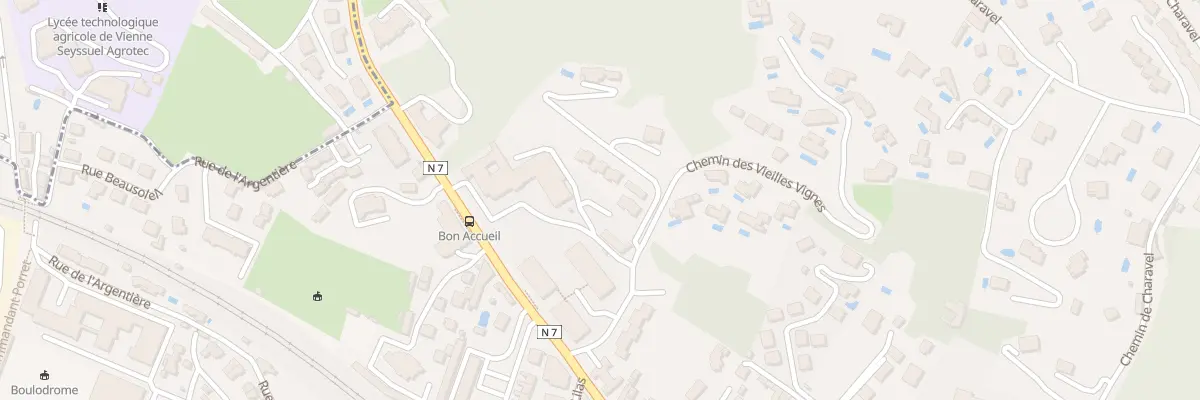 Plan du 4 Imp des Hauts de Bon Accueil à Vienne
