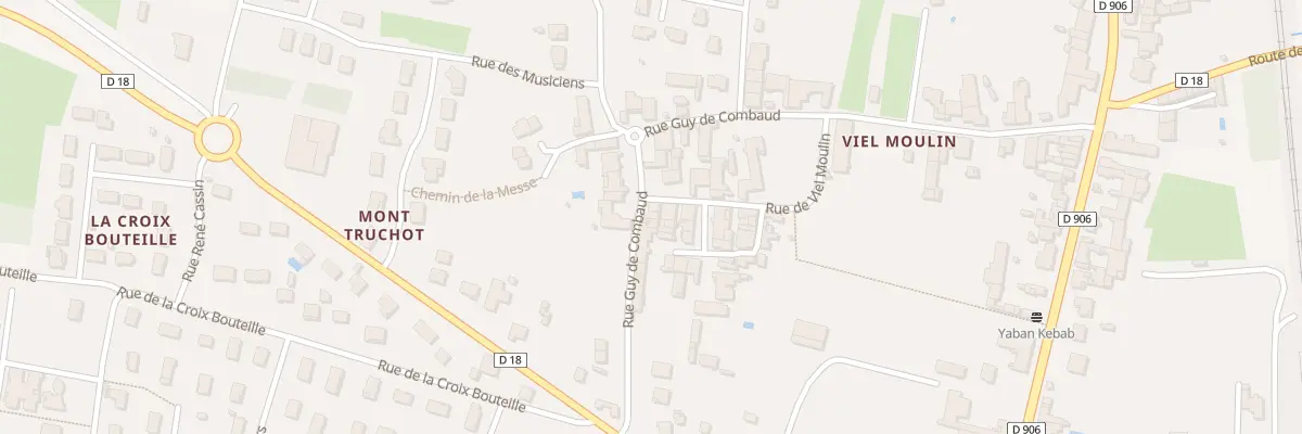 Plan du 24 Rue Guy de Combaud à Sennecey-le-Grand