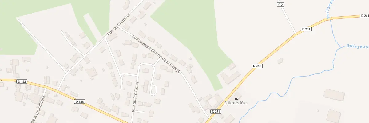 Plan du 7 Lot Champ de la Henryt à Voillecomte