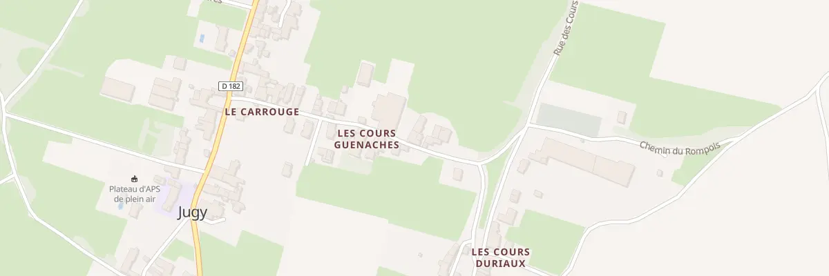 Plan du 5126 Aux Cours Guenaches à Jugy