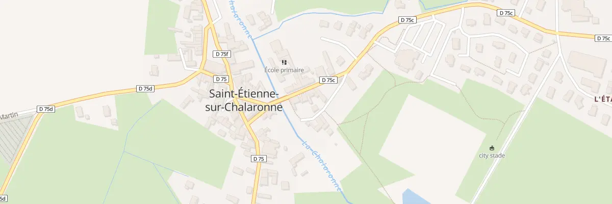 Plan du 6 Rue de la Dombes à Saint-Étienne-sur-Chalaronne
