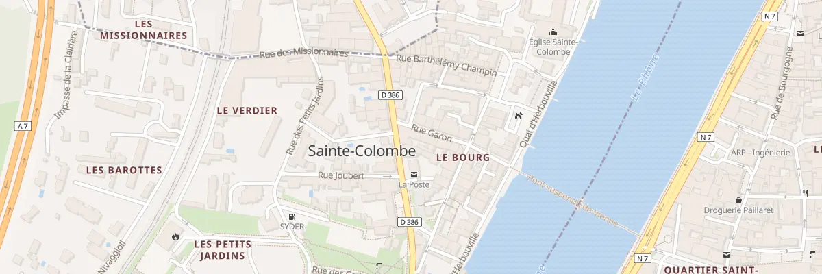 Plan du 16 Rue Garon à Sainte-Colombe